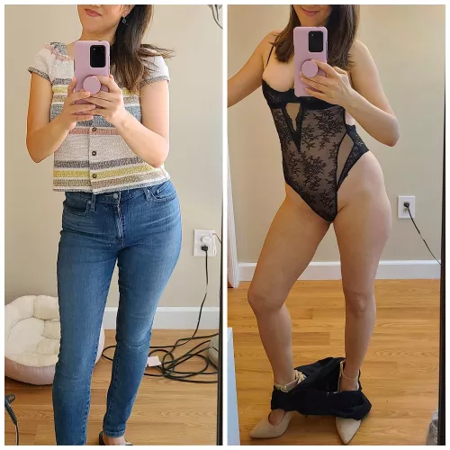 (Female) (44yo) Would you rather be with daytime me or nighttime me? by miss_violette_