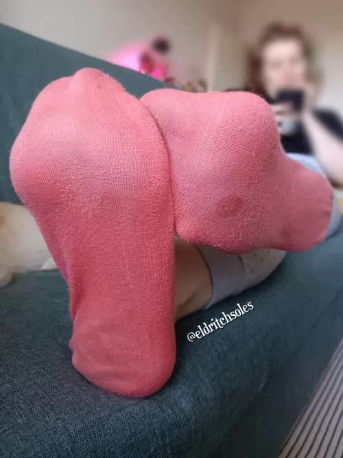 [female] These filthy socks feel appropriate today. What's your humpday mood? by eldritchsoles