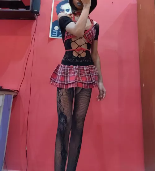 Femboy goth chick?🖤💋 by prettyLilBoyToy