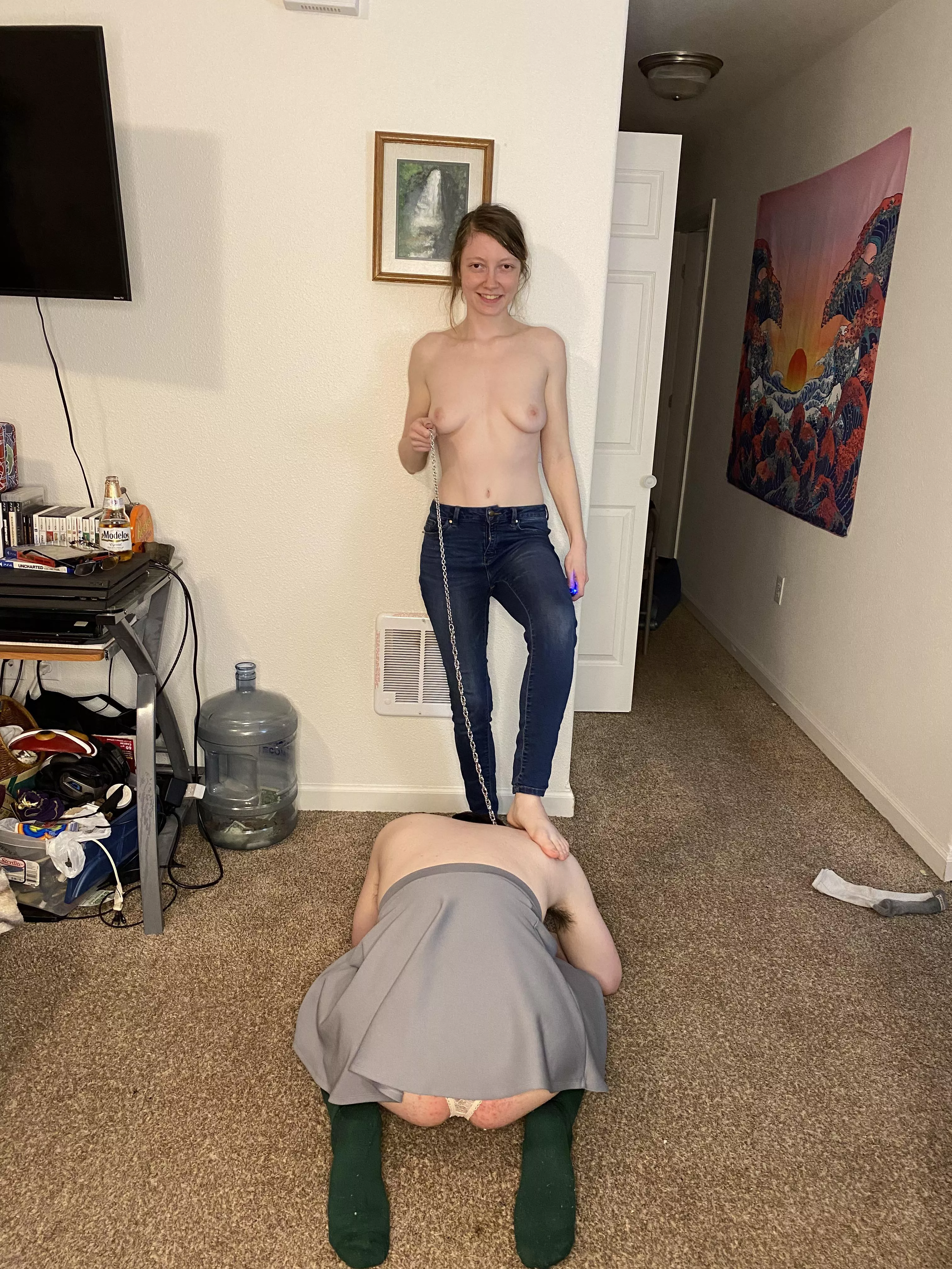 Femdom and her new femboy sub [F] [M] [CD] posted by SexyNatalieHill