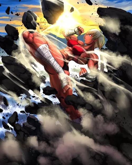 Fighter vs Mountain.(@shopyun1) by TheTMoneyMan