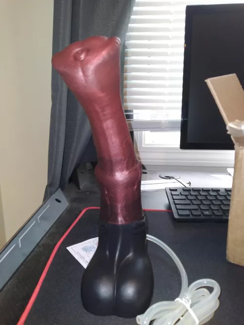 finally arrived after 3 delays I would love to post a video of me opening it up for some reason it won't allow me to post a videos by coollman22