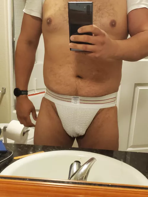 Finally got a classic bike jock! The new jock smell was great and brought back so much nostalgia! by JocksandSpeedos