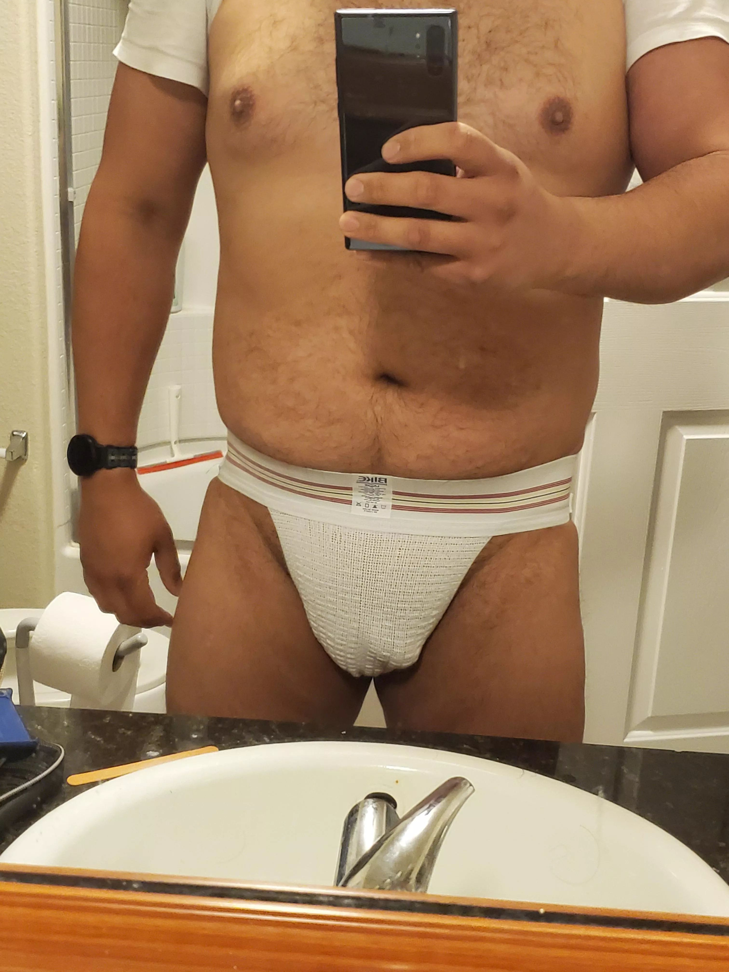 Finally got a classic bike jock! The new jock smell was great and brought back so much nostalgia! posted by JocksandSpeedos