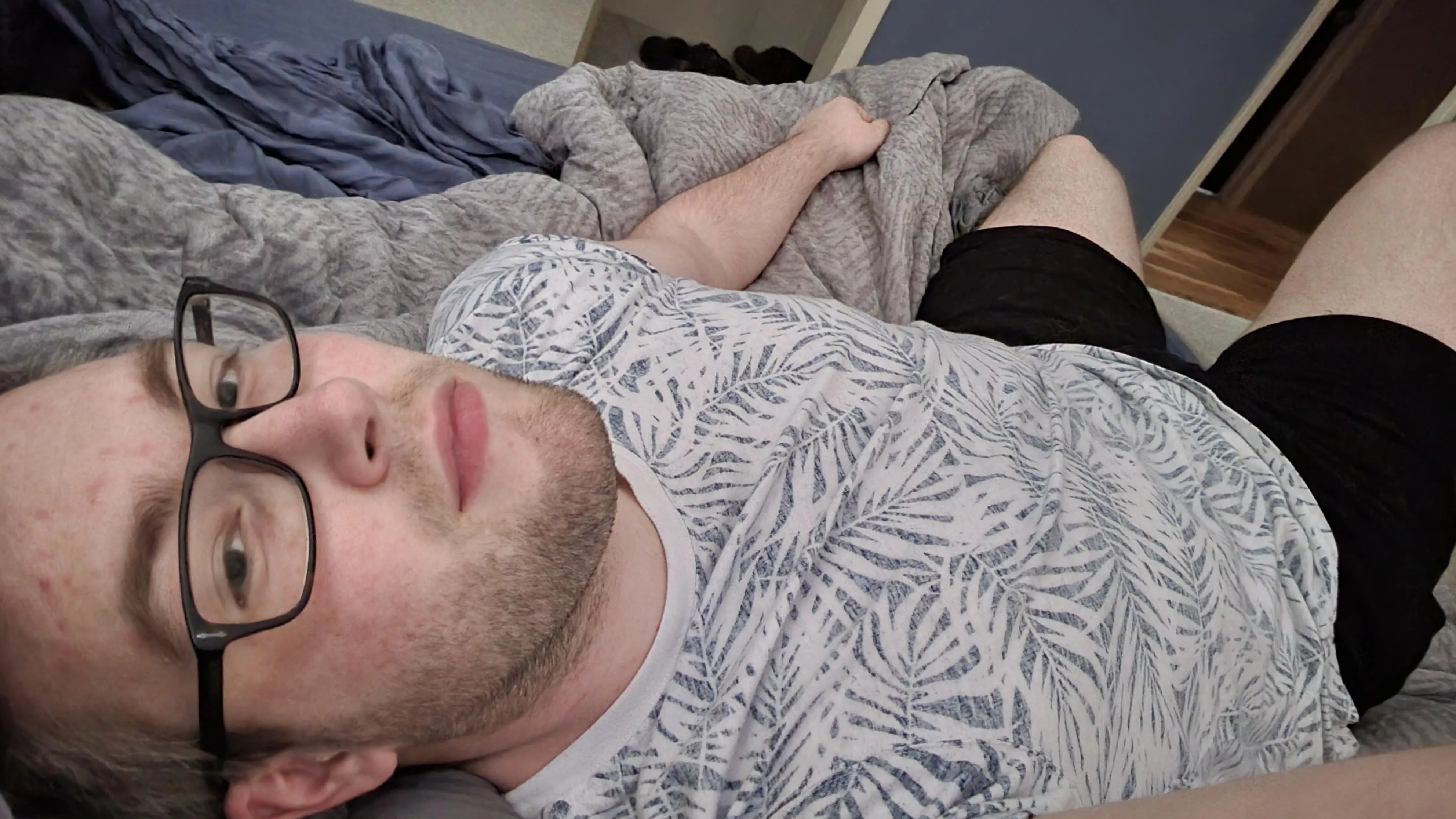 Finally home for the day... Come cuddle? dms welcome BTW! always down for new friends posted by CameroniBamboni236