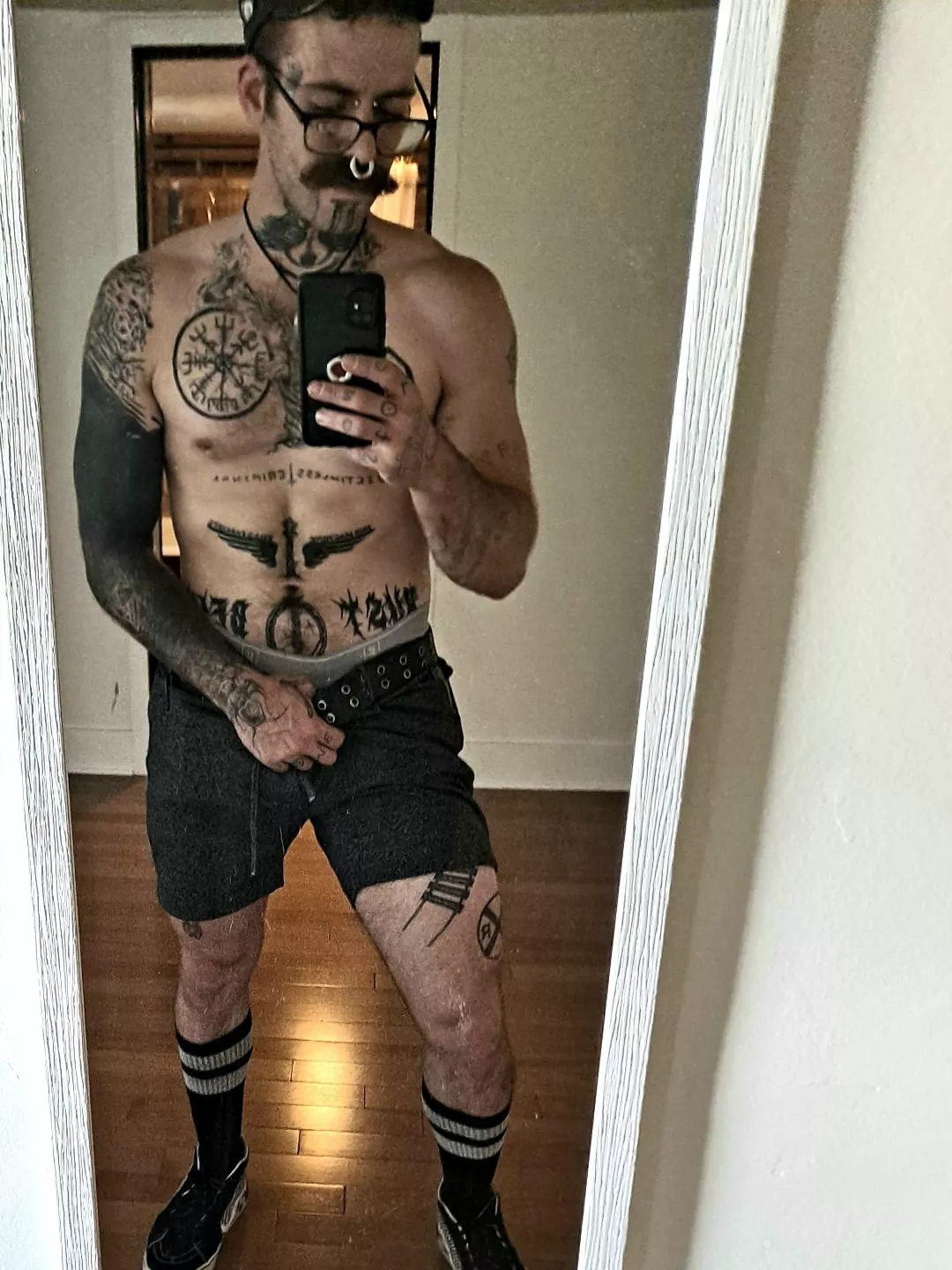 finally short shorts 🦝 posted by joy_division_tshirt