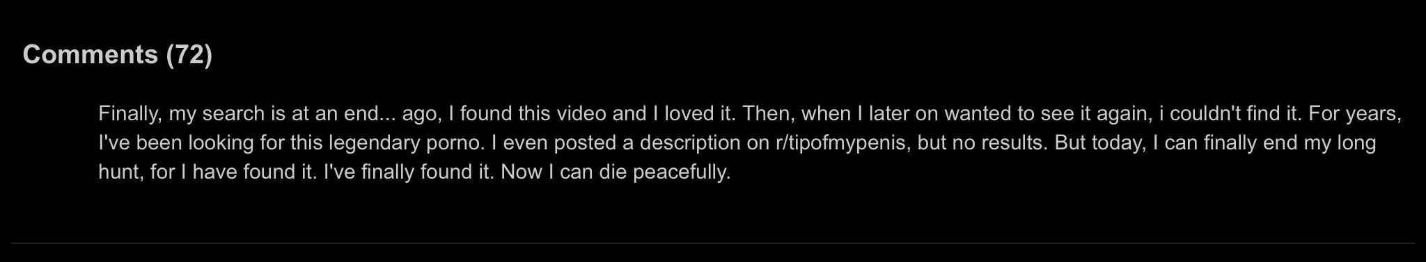 Finally! The search is over. posted by mrKayy39