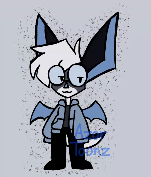 Finaly i figured out my fursona(art by me) by AzorToonz
