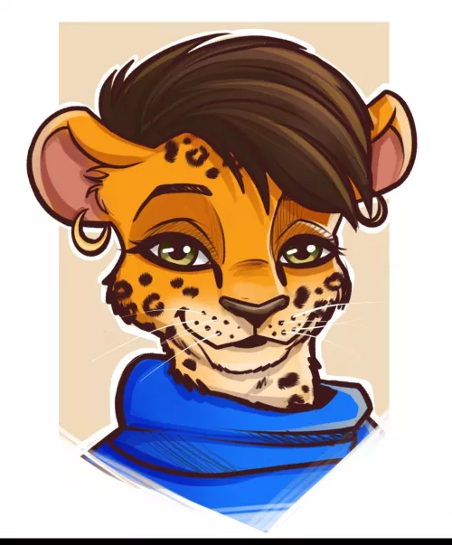 Finished headshot commission, what do you think? [Commissions are open ] by ainoaine
