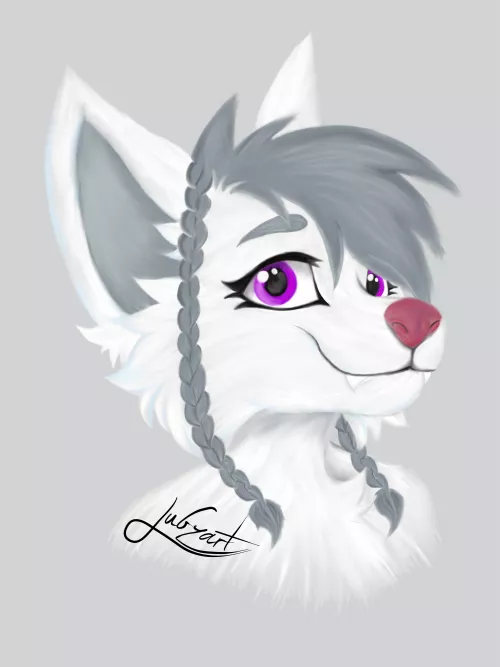 Finished painted icon commission for my bud Lark! I’m really liking this style! by Jubzart