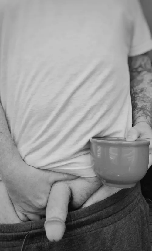 Finished some Blueberry coffee in my Fiestaware mug. by Becauseupsidedown