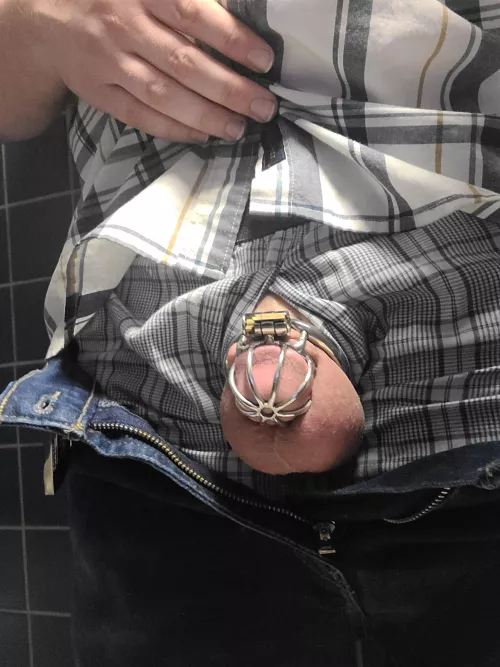 First day at the new job spent caged, here's to many, many more. Chats always welcome by Wiredotaku973