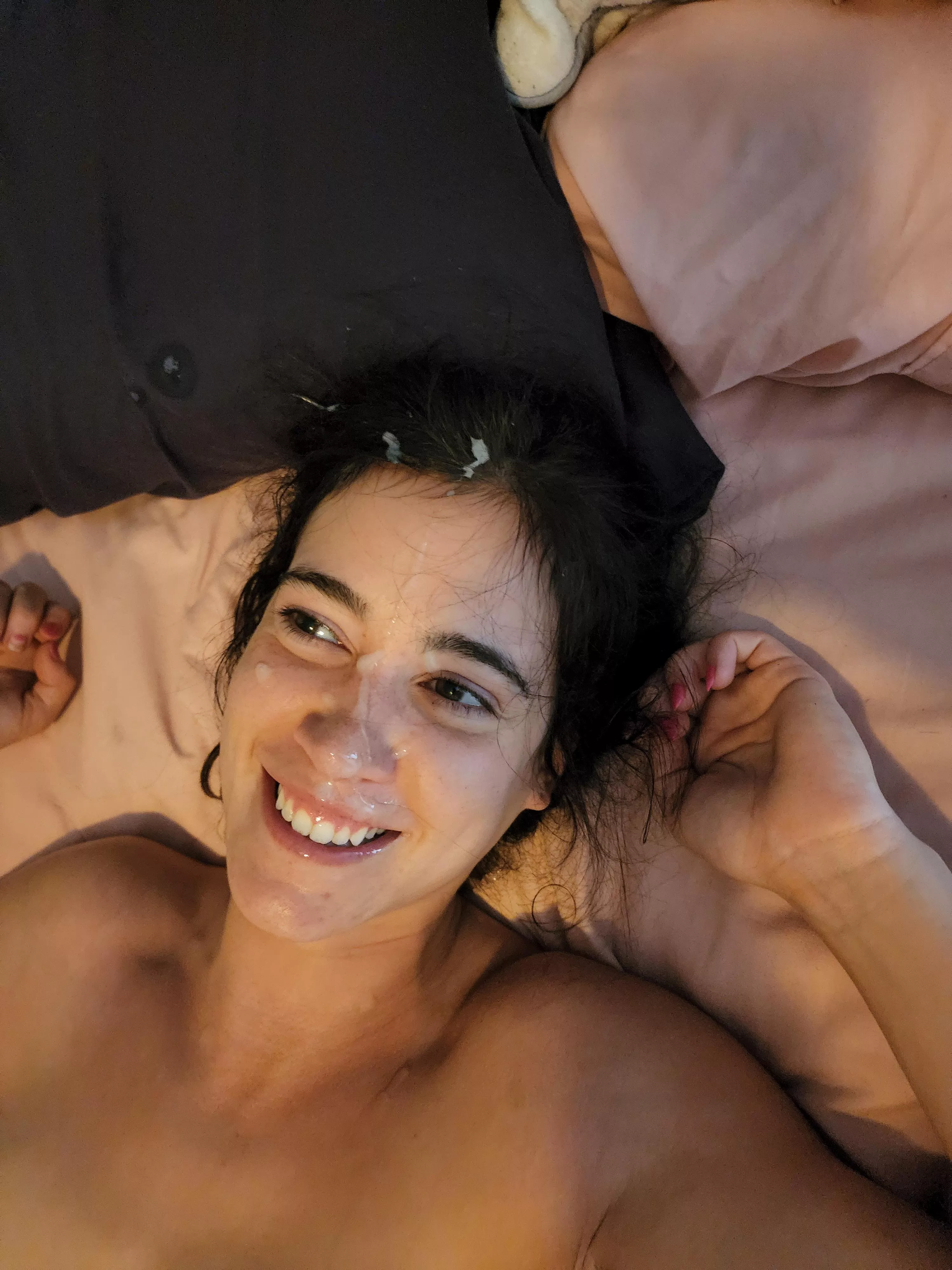 First facial of the day, but I doubt it will be my last ;) posted by GangbNgCum