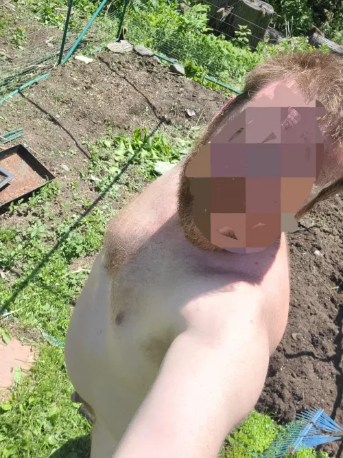 first naked gardening daythis year! by Boggy_Cooter