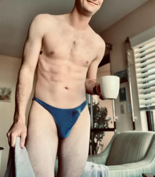 First one awake gets to enjoy a quiet cup of coffee by TheJusticeOfThePeas