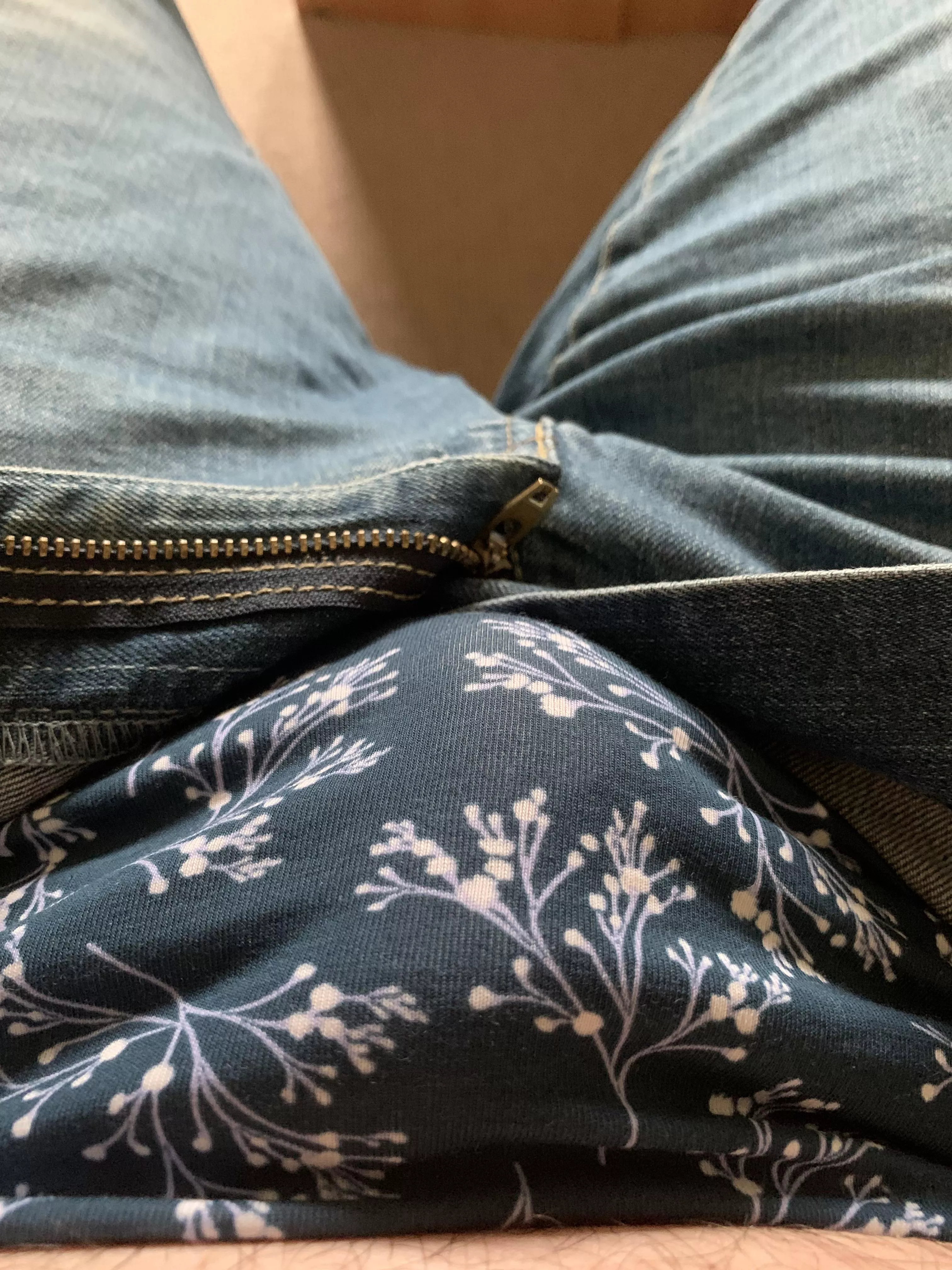 First pic here wearing her panties… posted by PaulFlynn69