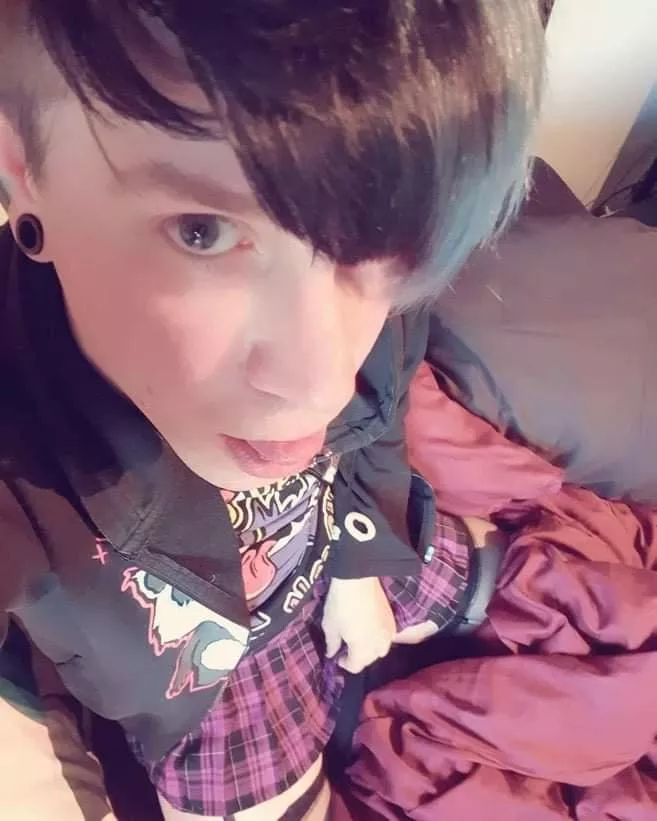 first post on here! please be gentle 🐶🐶 posted by punk-femboy