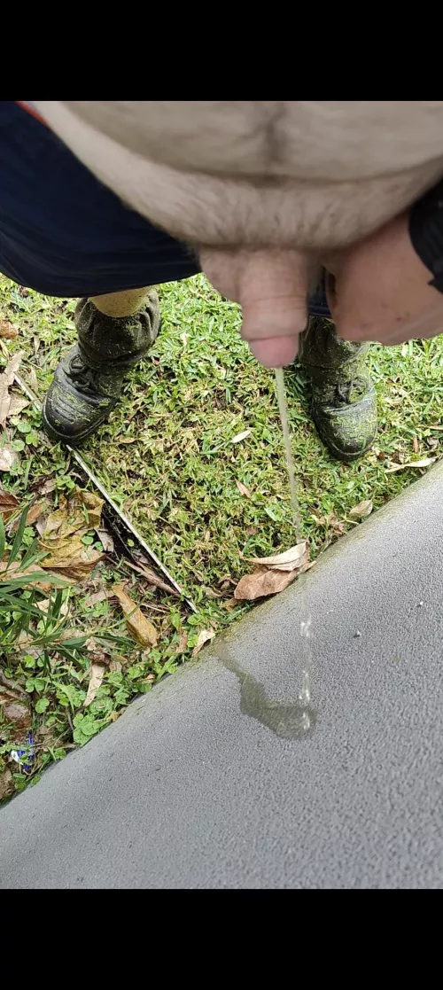 First post please be kind, had to take a piss at work so I hid and pulled my cock out by gibbsmc2209