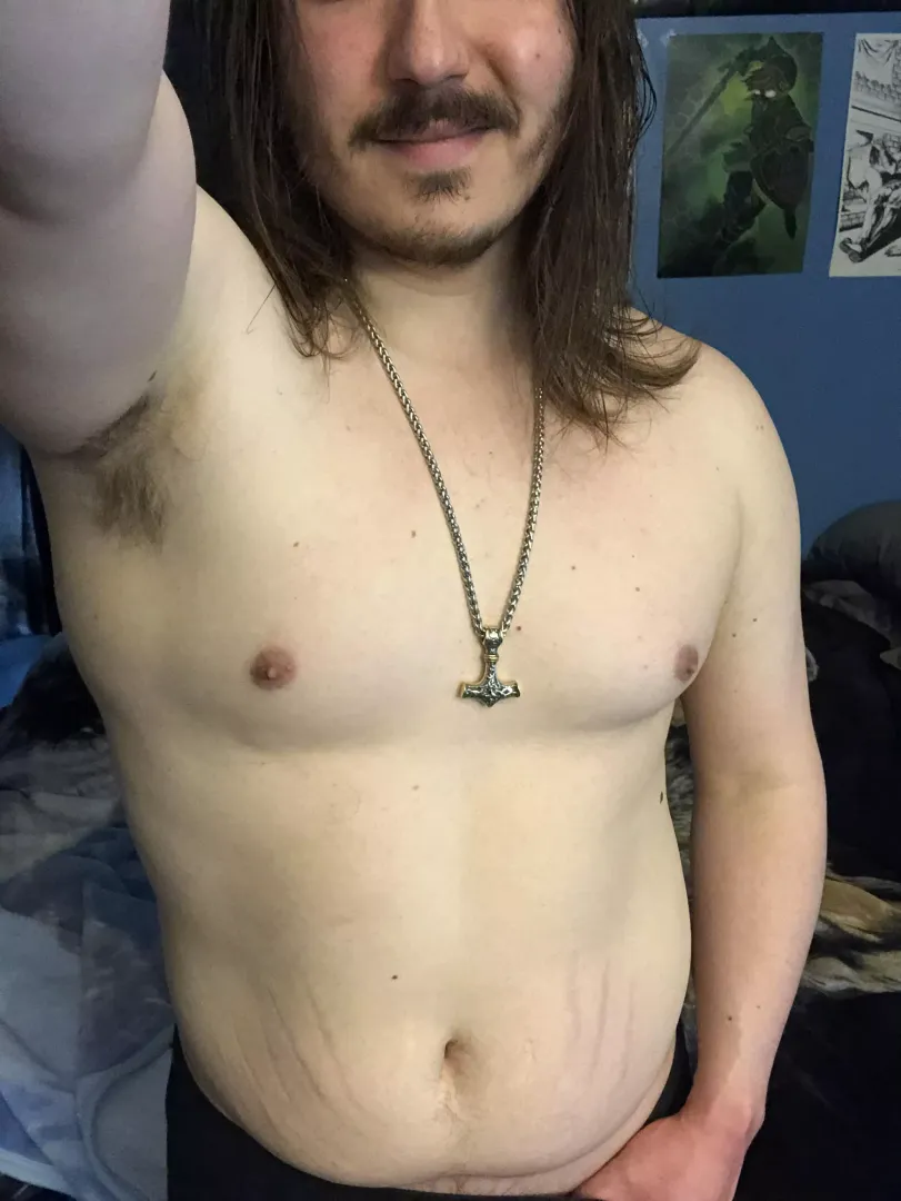 First post went well, round 2? Post shower. Still not a fan, but some people are, so this is for you. by UnsureMango