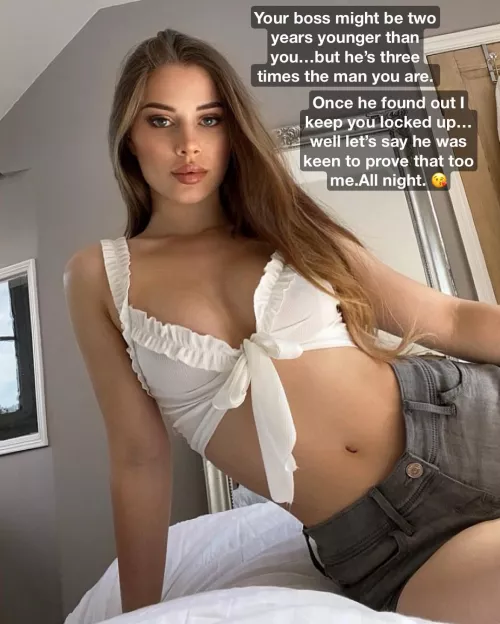 First she locks you, then cucks you with your boss… by donlogan83