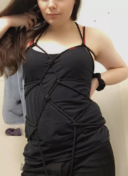 First tie, I think I messed up from my belly down by MrsBordeaux