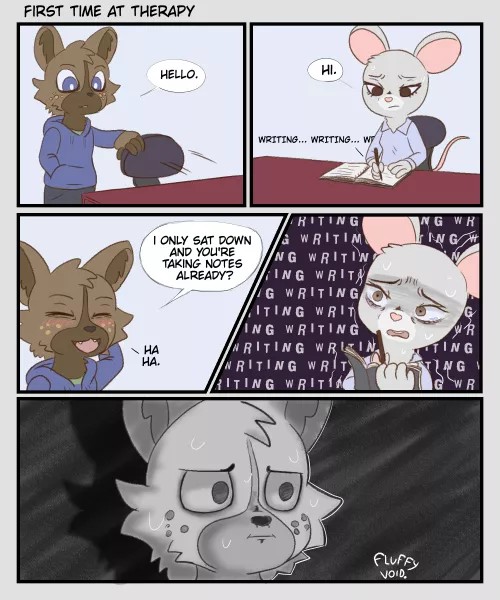first time at therapy. by fluffy_void