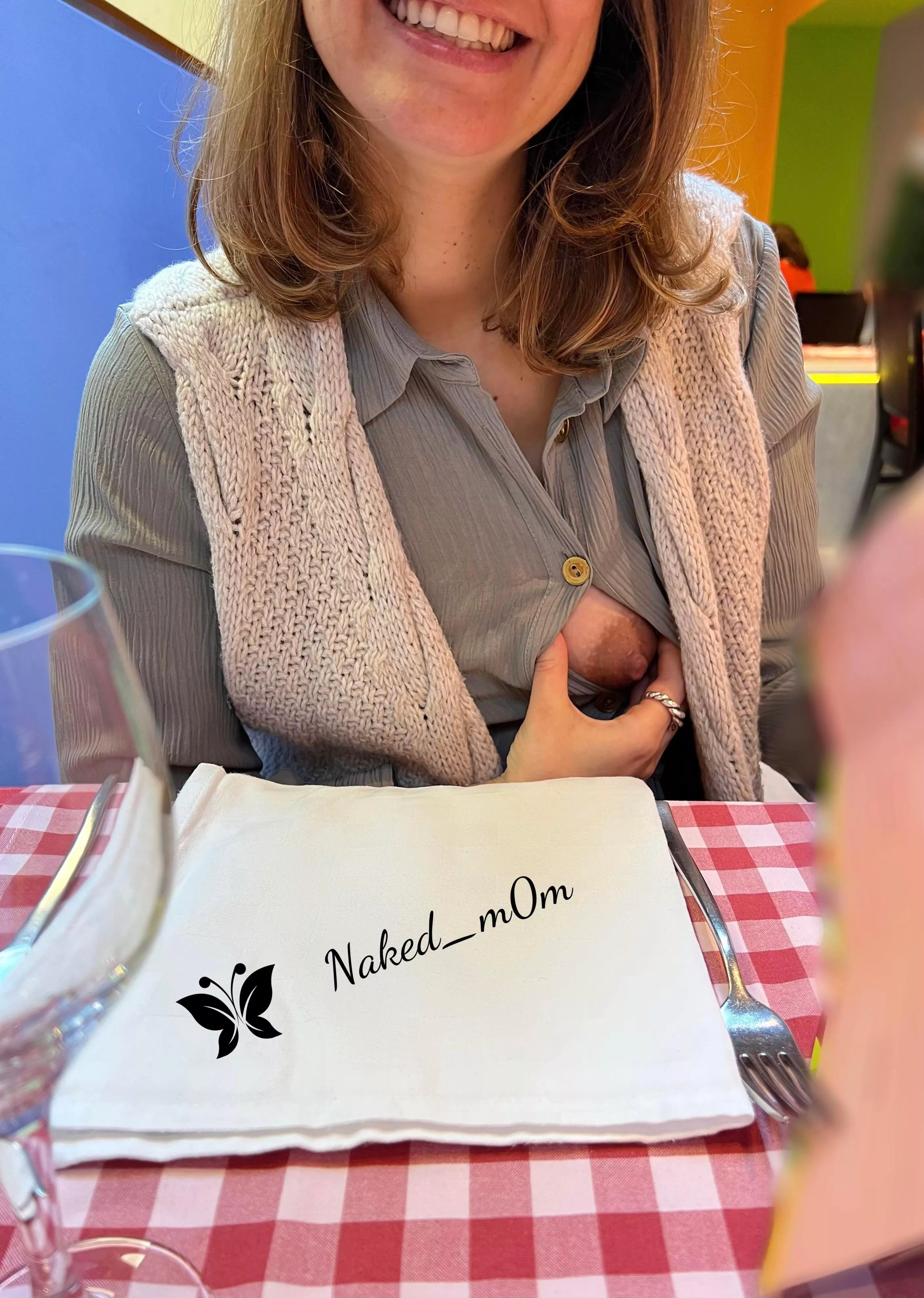 First time ever in public…what a rush!!! posted by naked_m0m