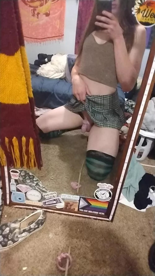 first time in chasity and I never wanna take it off😁 some take my key🥰 by katiekitty7