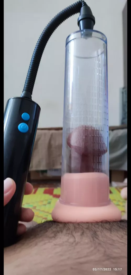 first time pump with this fake pussy.. gonna see how long it can go by nacht_00