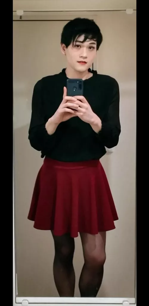 First time putting makeup on!! (without wig) by Sissyasian4u