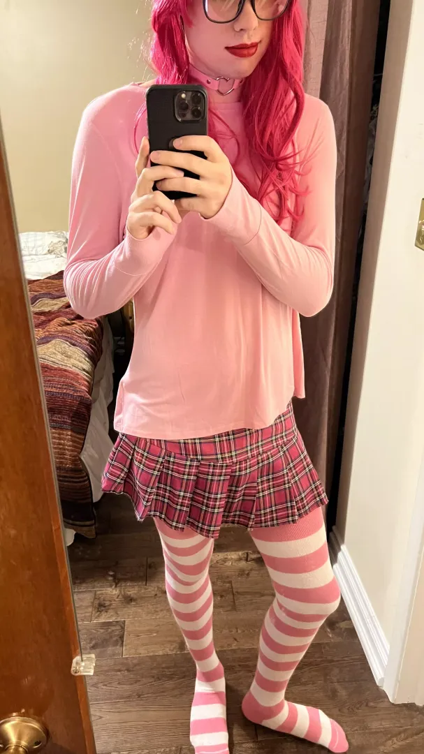 First time trying lipstick. posted by -BiFemboy-