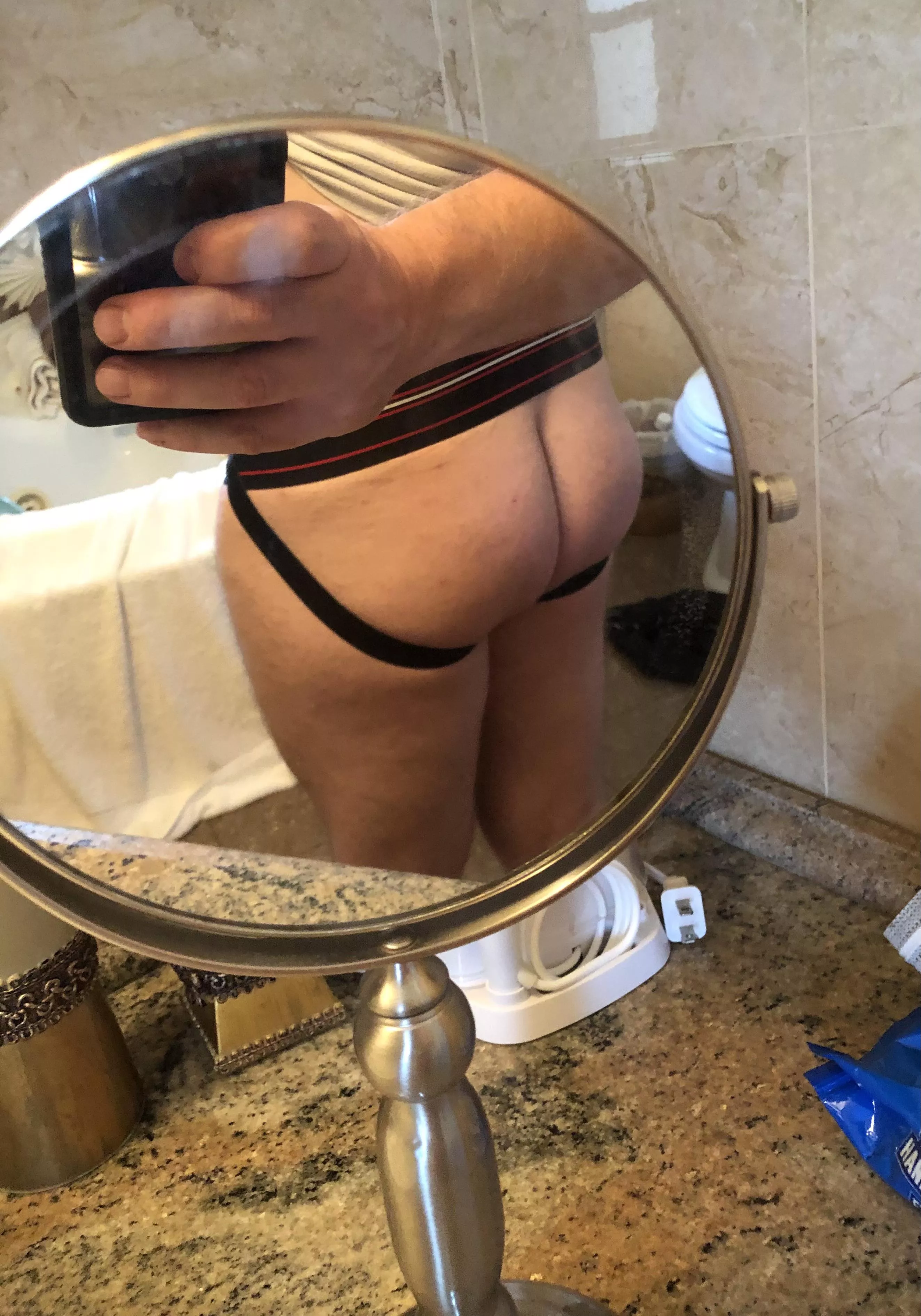 First time wearing a jockstrap posted by Dabztastik
