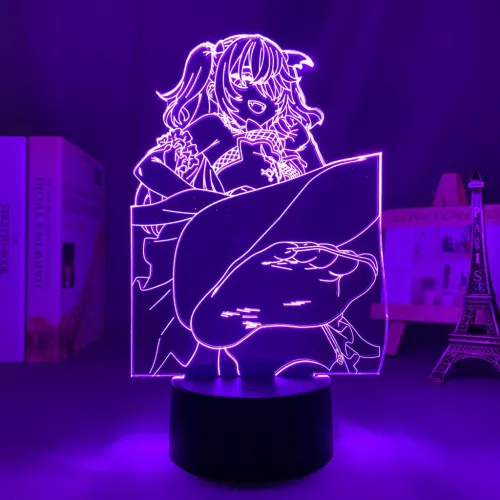 Fischl Lamp! 💜(WeebCastle) [Genshin Impact] by checyy1