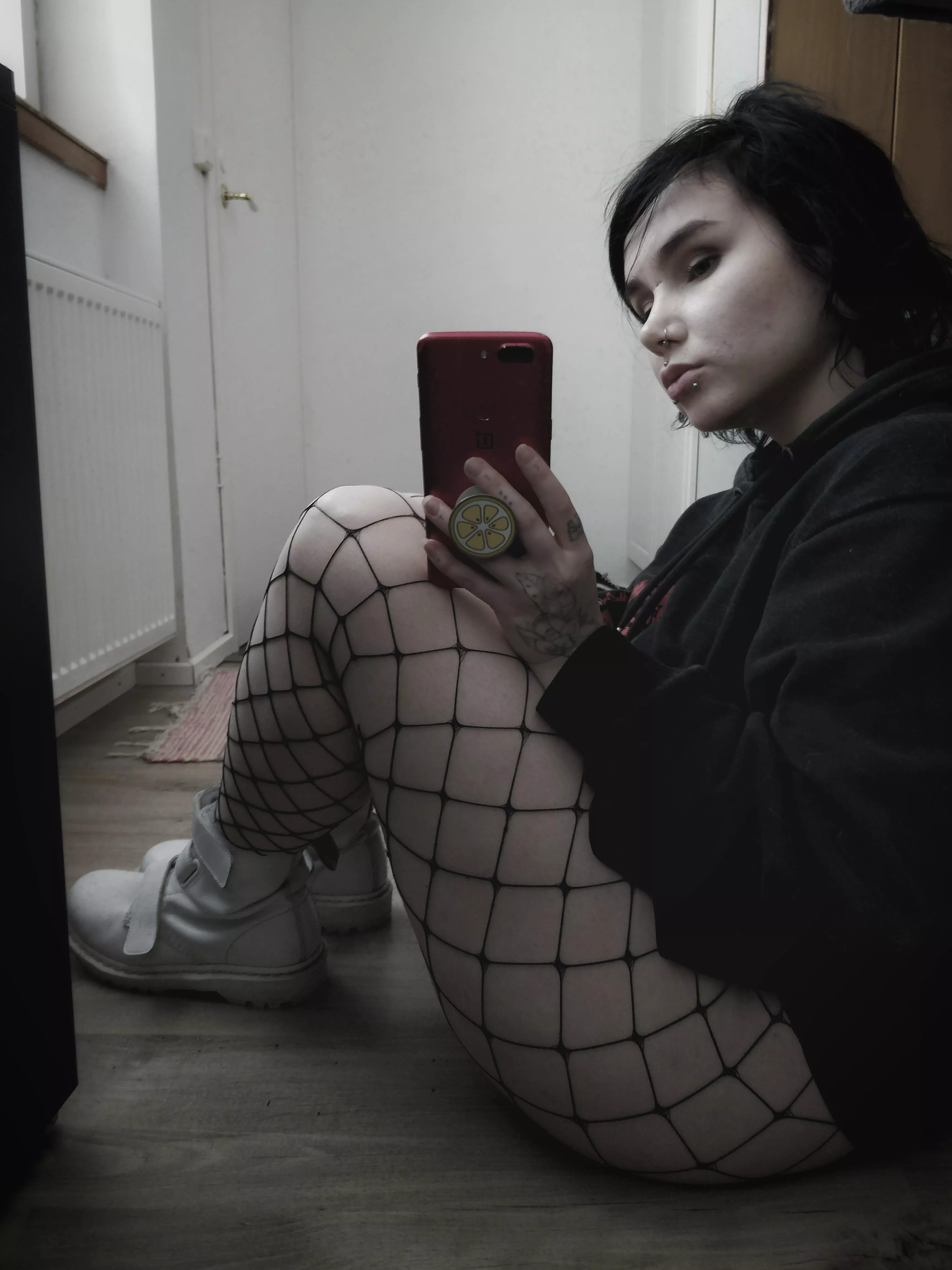 Fishnets and docs = 🔥 posted by RKLiz