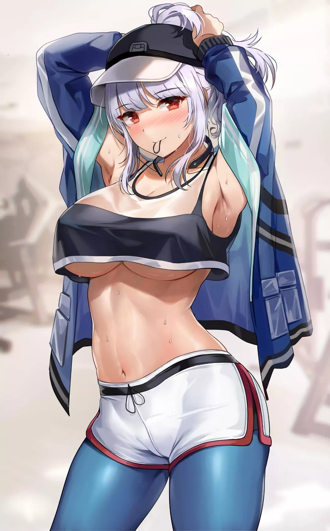 Fitness master Giulio Cesare (onedream_00) [Azur Lane] posted by elegantloveglimmer