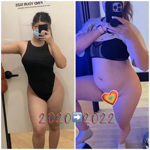 Fitting room chronicles 🐷 Spot the difference? by azn_mami