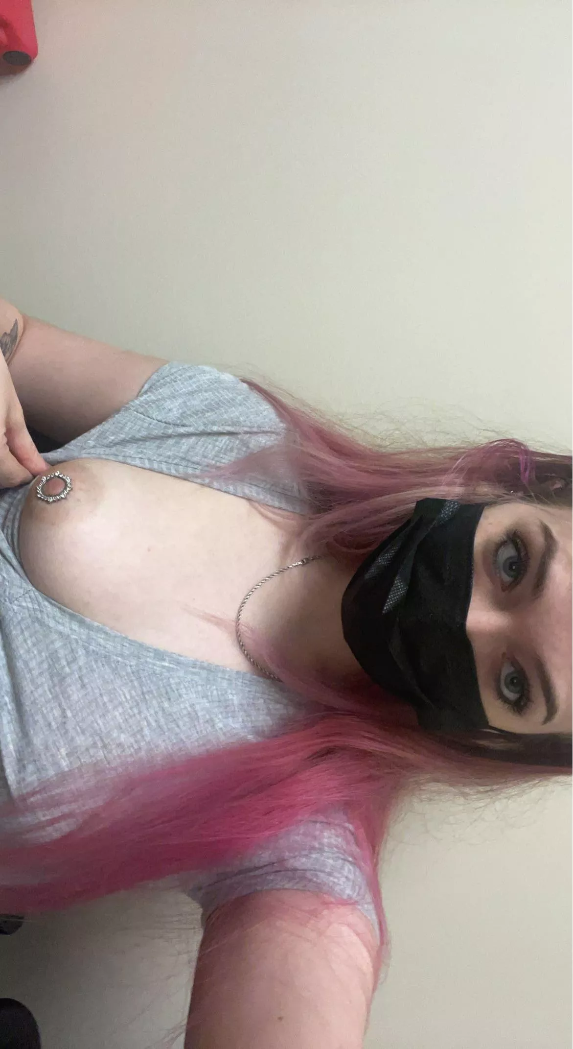 Flashing at the doctors office😅😛 posted by mackkattackk16