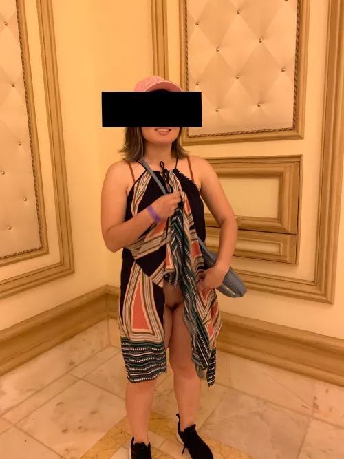 Flashing my pussy in public by AudreyandWest