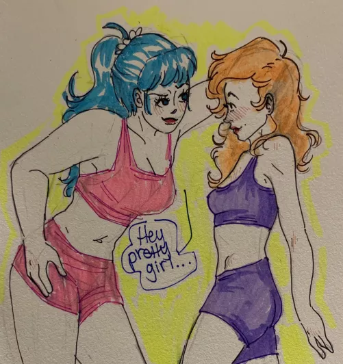 Flirting with her.. by tiger81355