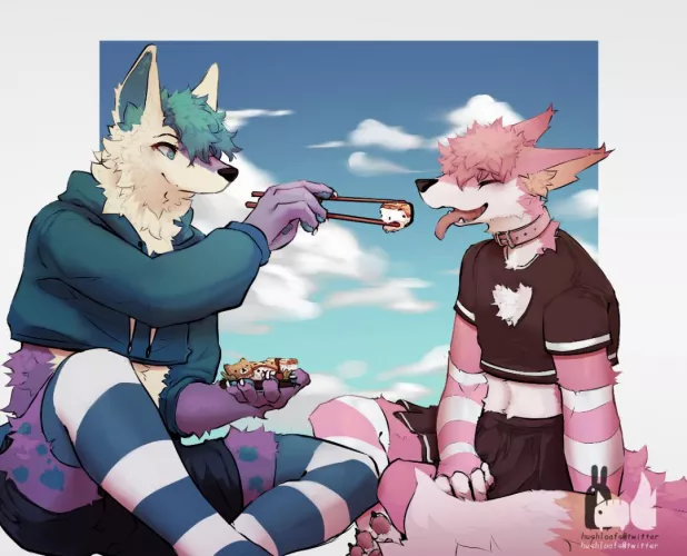 floofy boyes 💕 (by me hushloafs@twitter) by HushTheBlues