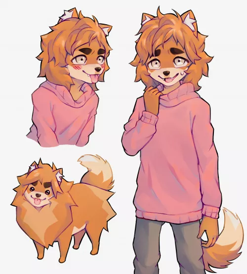 fluffy boi (my drawing) by neflo