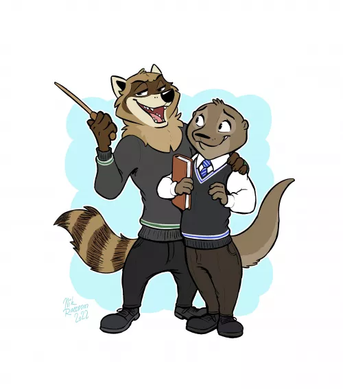 Fluffy Hogwarts boys. By me by Nik159