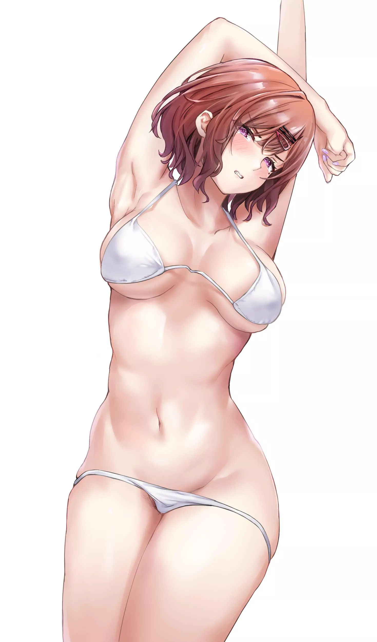 Flustered Madoka posted by maybeharu