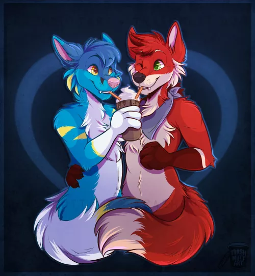 Folf Love 💛 (art by me - TrashmuttArt on Twitter) by trash-mutt
