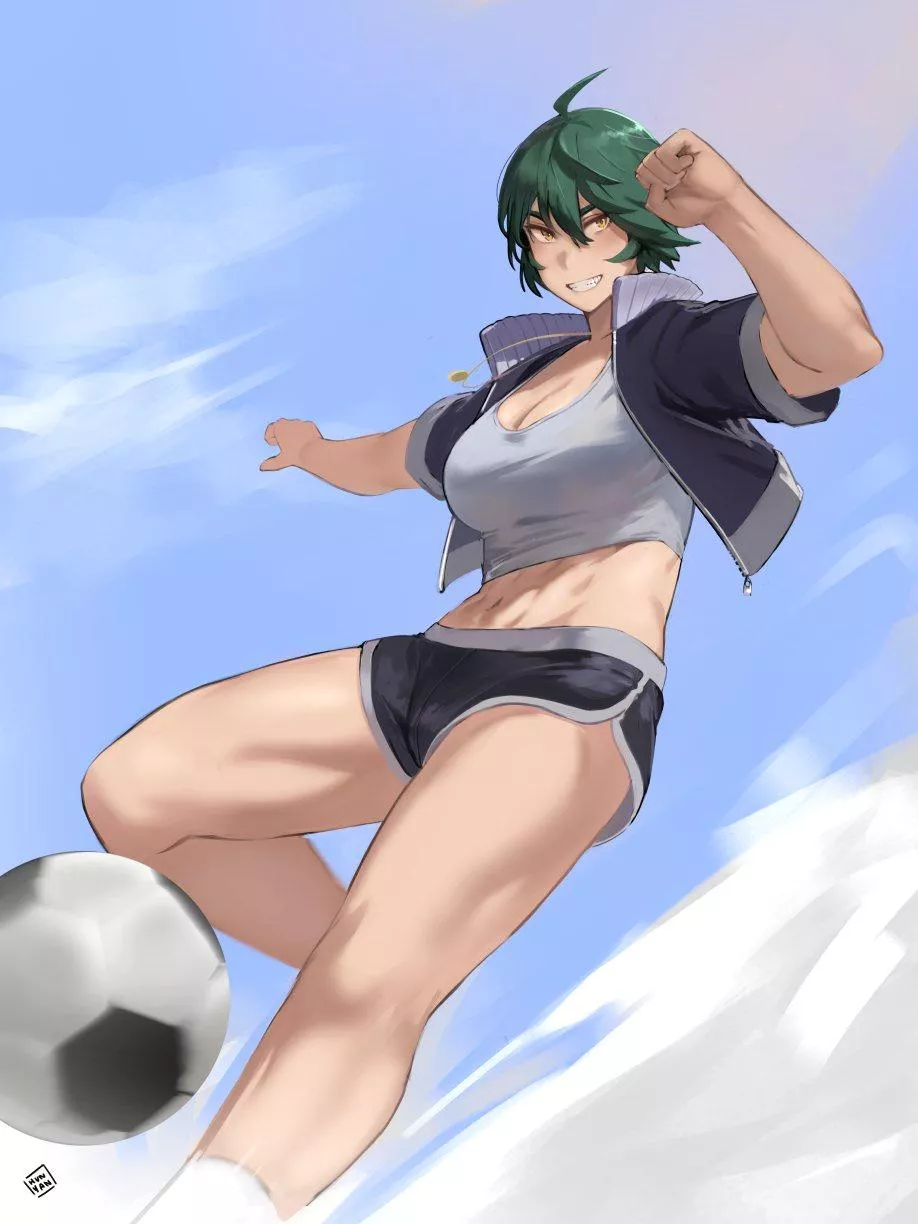 Football Tomboy.(@a_hunyan) posted by TheTMoneyMan