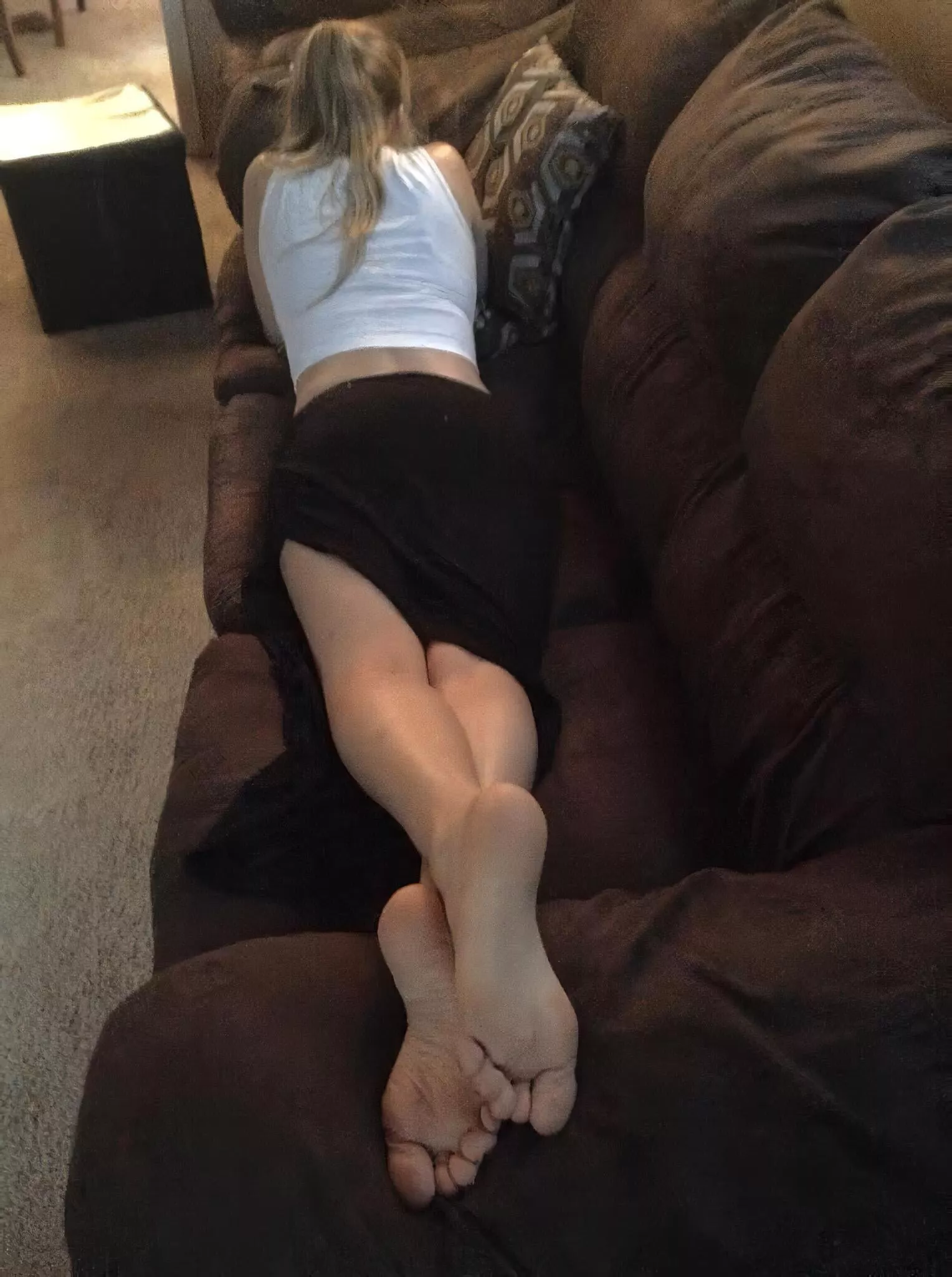 Footjob anyone? posted by HateAllYouWant