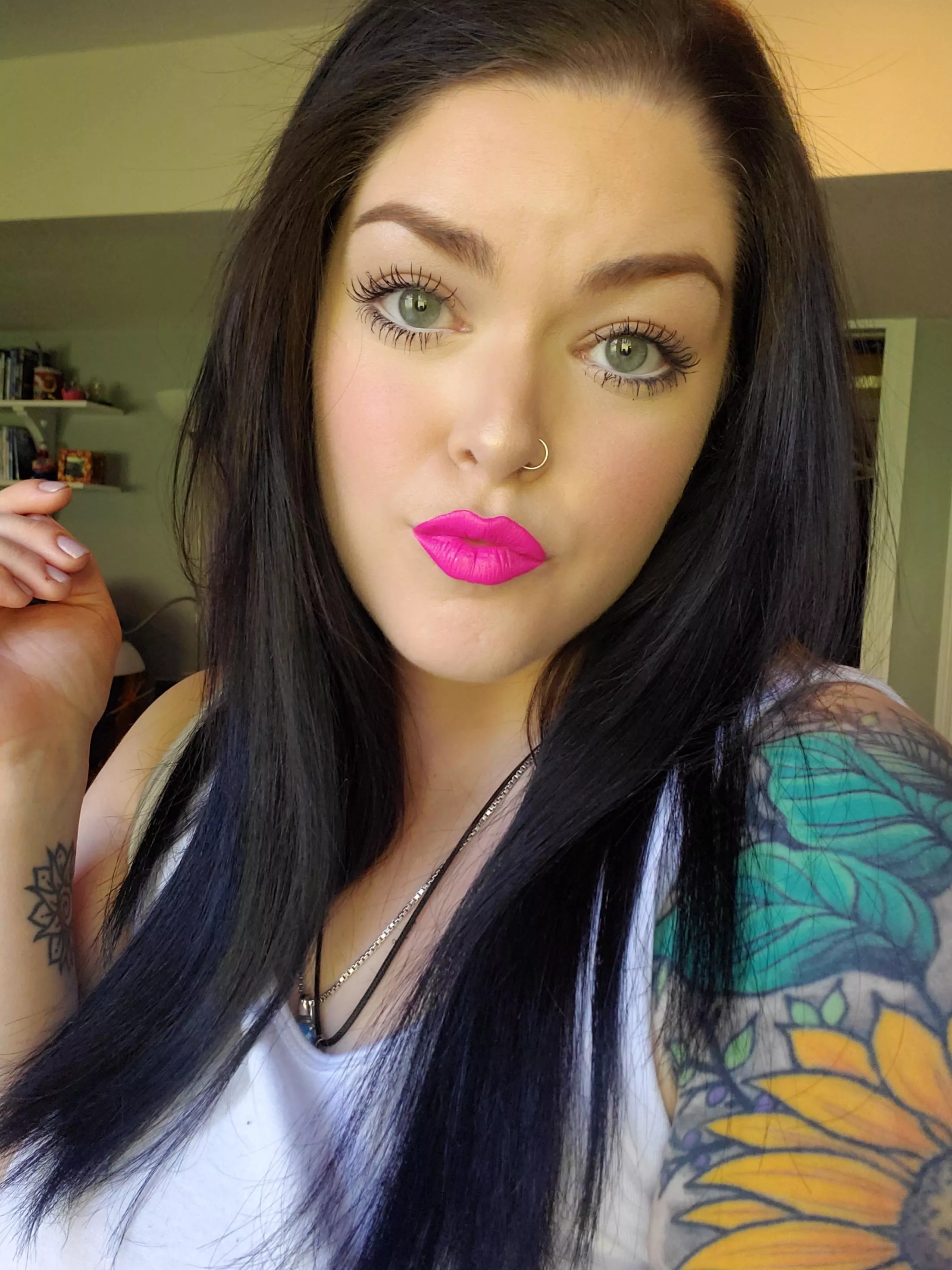 for all you lipstick lovers ♡ one of my most out there shades posted by Im-on-glue