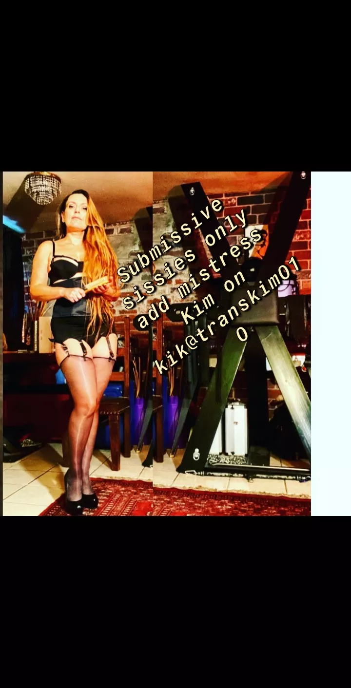 For complete lifelong feminization add up goddess kim for online training!!!! posted by goddesskim01