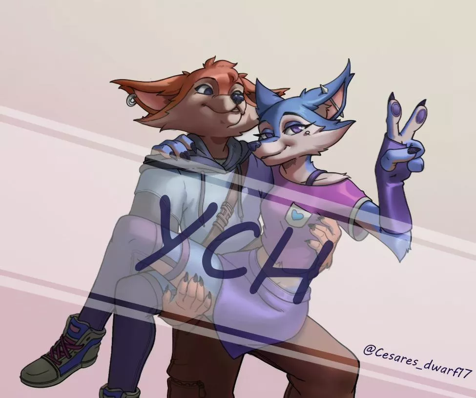 [For Hire] couple furry commission posted by Cesares17