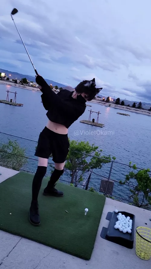 Forget Gamer Femboys, introducing golfer femboys 😂 by Violet_Okami